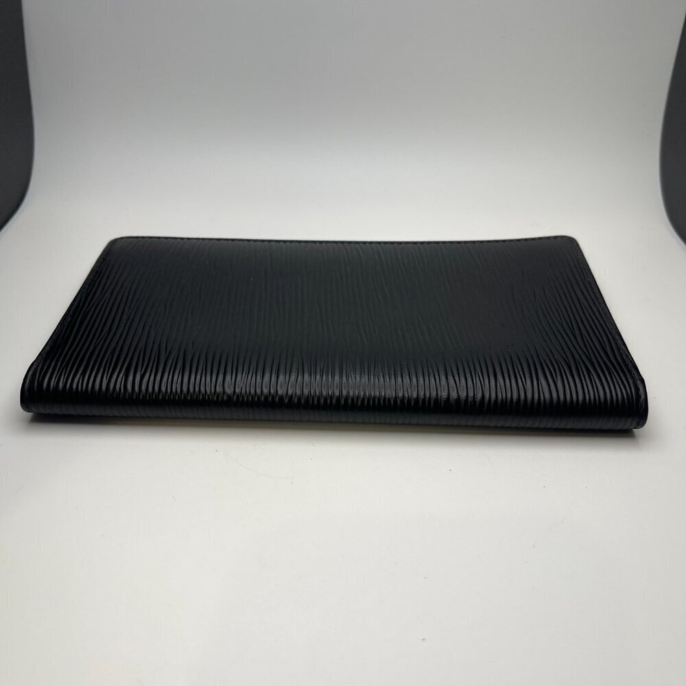 LOUIS VUITTON Vintage Epi Porte Cartes Credit Long Wallet, Black - Preowned - Picture 5 of 13